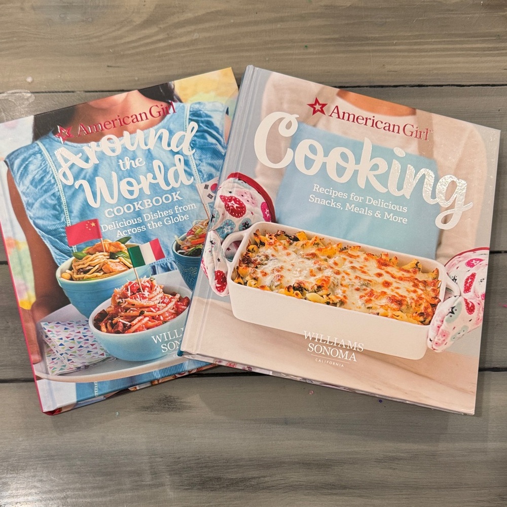 American Girl Around the World and Cooking Cookbook Set